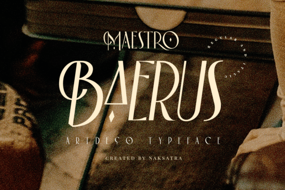 Baerus: A Luxurious Display Font