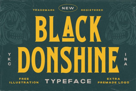 Black Donshine: The Bold Display Typeface for Campaigns
