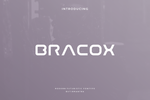 Bracox: A Futuristic Display Font for Modern Branding