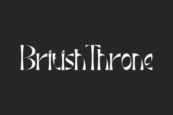 British Throne: The Display Font for Bold Campaigns