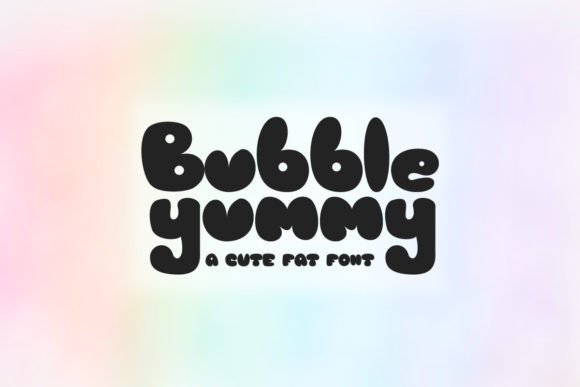Bubble Yummy Font for Web Design