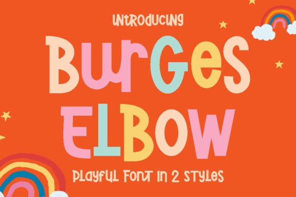 Burger Elbow: A Playful Display Font for Makers