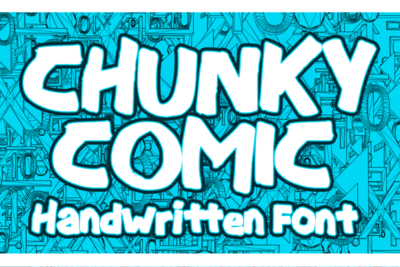 Chunky Comic: A Bold Display Font for Editorial Design