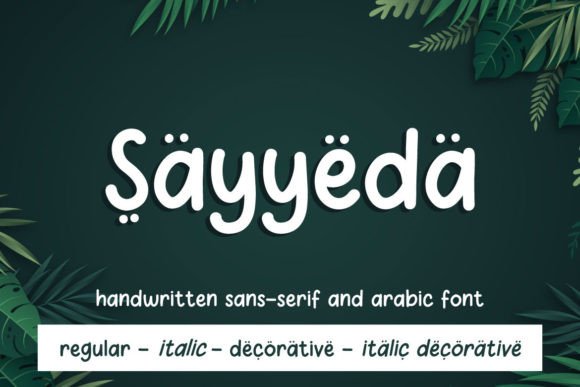 Elevate Your Brand with the Sayyeda Display Font