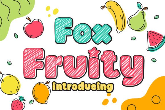 Fox Fruity Font for Creative Campaigns