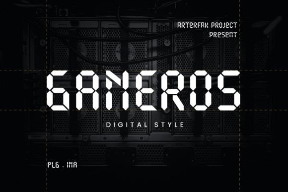 Ganeros Font: A Futuristic Typeface for Modern Brands