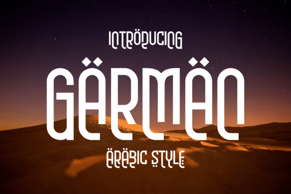 Garman Font for Web Design