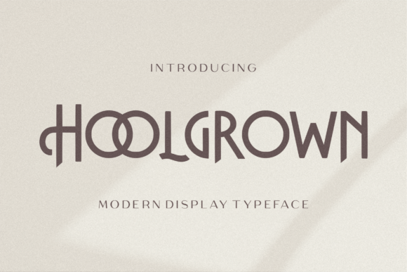 Hoolgrown Review: A Stylish Display Font for Fashion Campaigns
