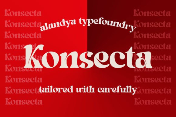 Konsecta: A Bold Serif Display Font for Editorial Design