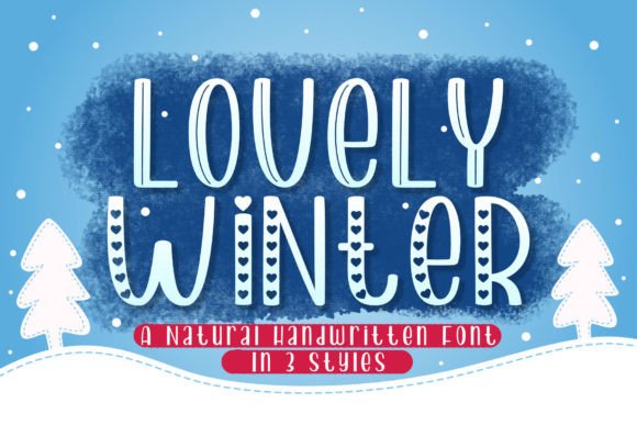 Lovely Winter Font for Business Branding