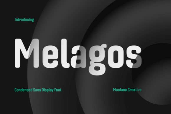 Melagos: The Bold Display Font for Viral Campaigns