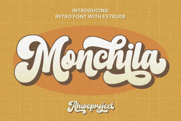 Monchila: A Retro Script Font for Small Business Branding