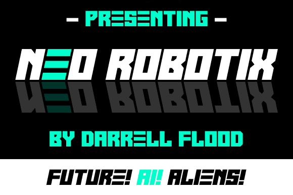 Neo Robotix: A Futuristic Display Font for Tech Brands