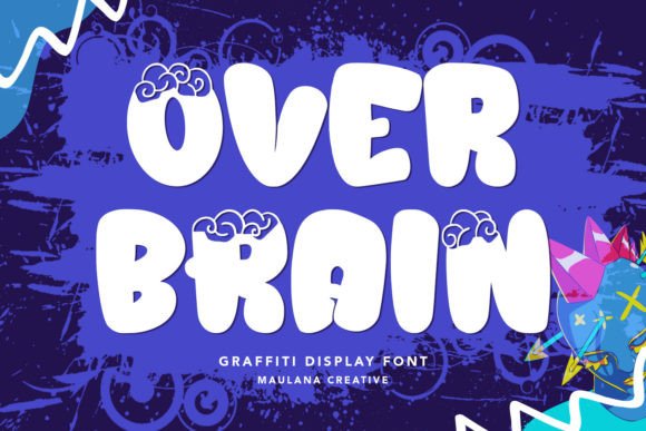 Over Brain Graffiti: A Bold Typeface for Modern Editors
