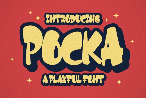 Pocka: A Bold Playful Display Font for Creative Branding