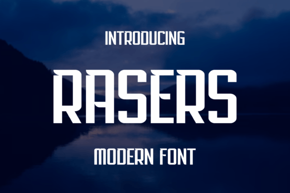 Rasers: A Bold Display Font