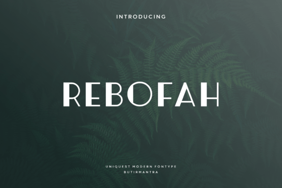 Rebofah Font: Elevating Web Headers with Style