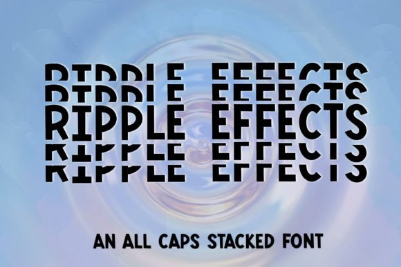 Ripple Effects Font Review: A Handwritten Display Typeface for Vinyl