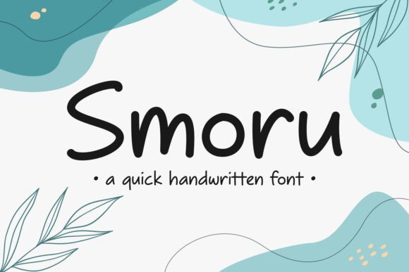 Smoru: A Quick Handwritten Display Font for Editors