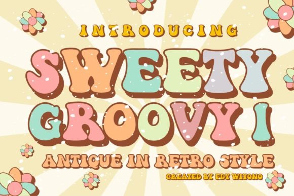 Sweety Groovy: The Retro Display Font for Crafters