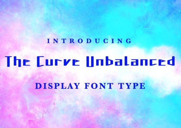 The Curve Unbalanced Font