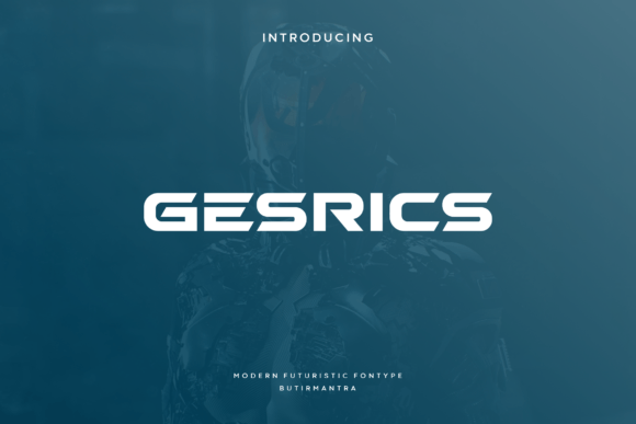 Using Gesrics Display Font for Modern Web Design