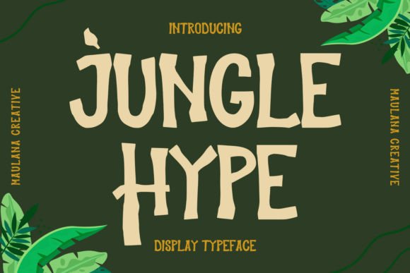 Using Jungle Hype Display Font for Bold Branding